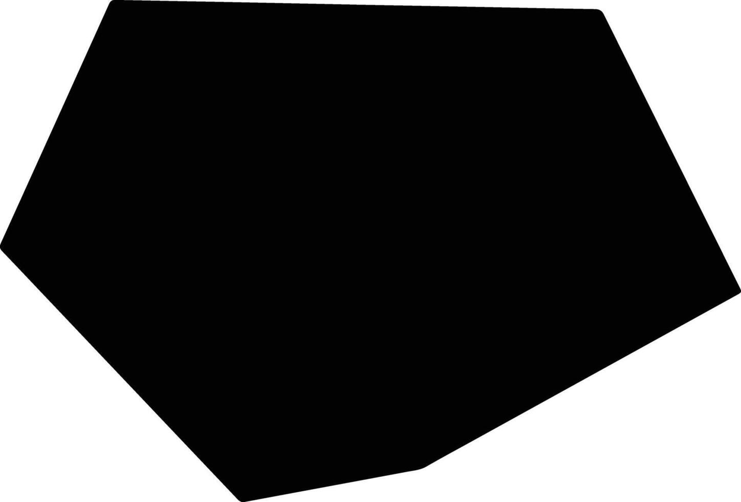 Pianguanxian China silhouette map vector