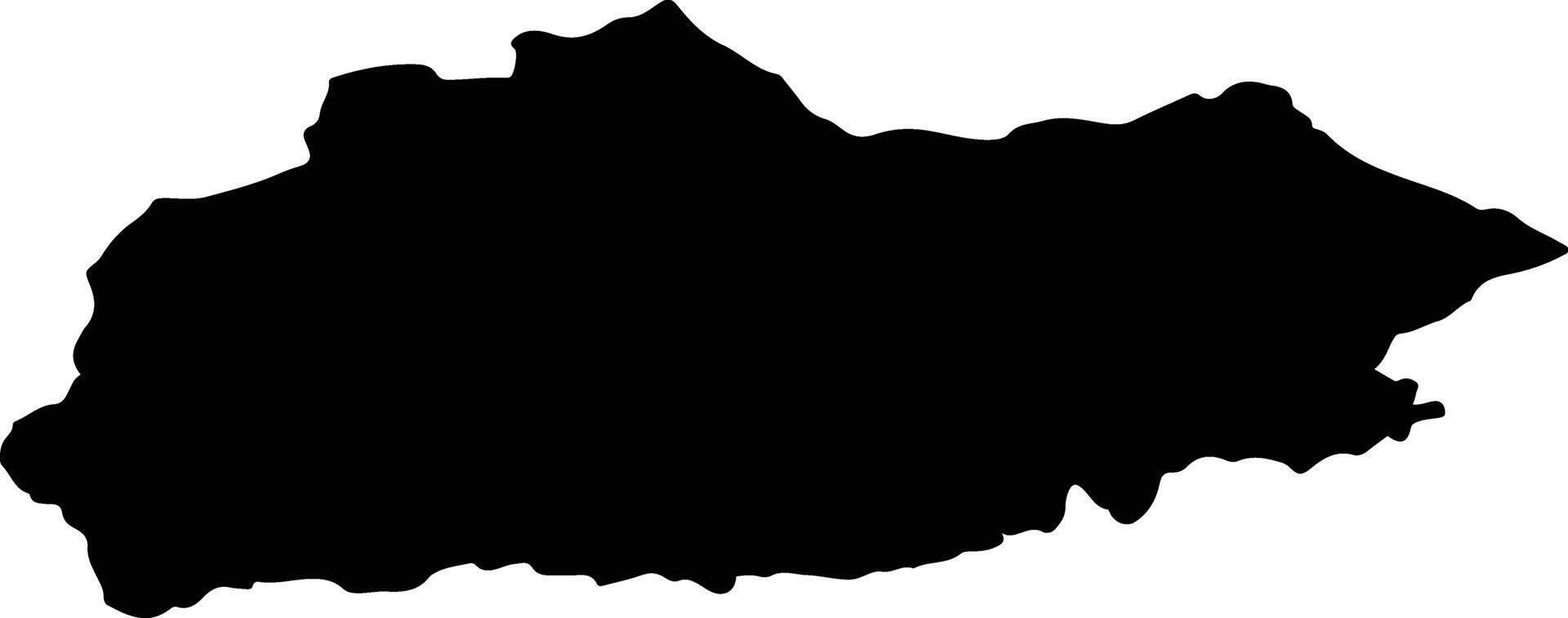 PIATRA SOIMULUI Romania silhouette map vector