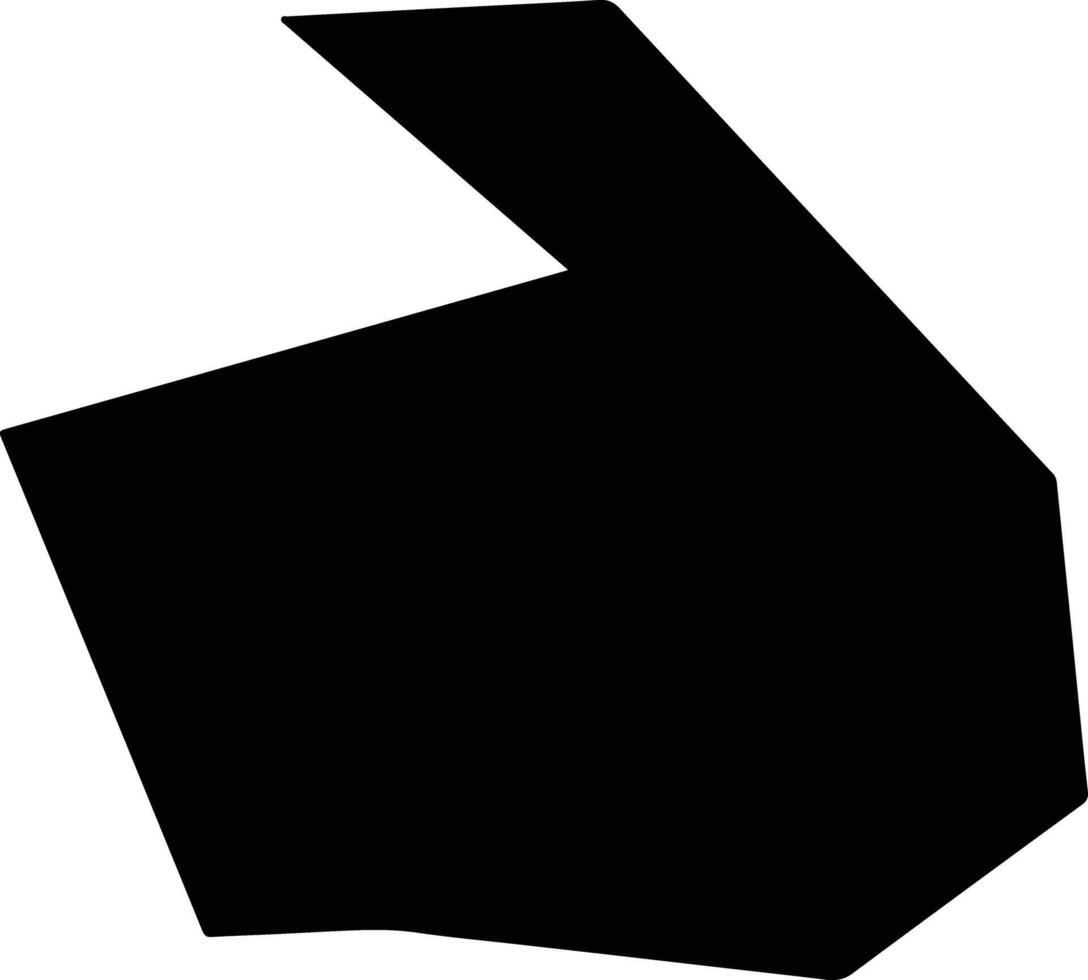 Piatykhatky Ukraine silhouette map vector