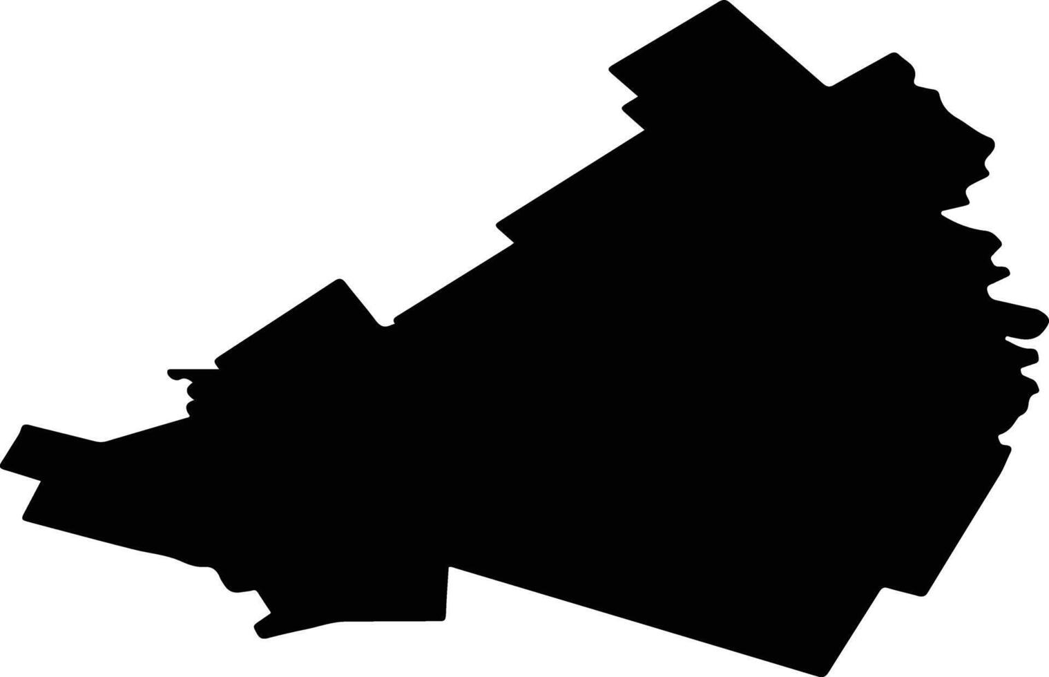 PIATRA Romania silhouette map vector
