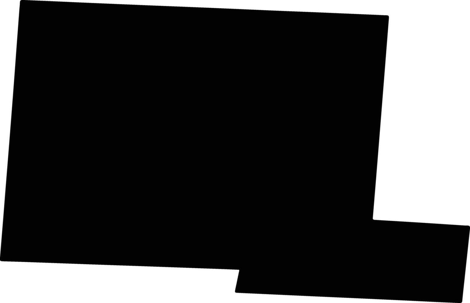 Pickaway United States silhouette map vector
