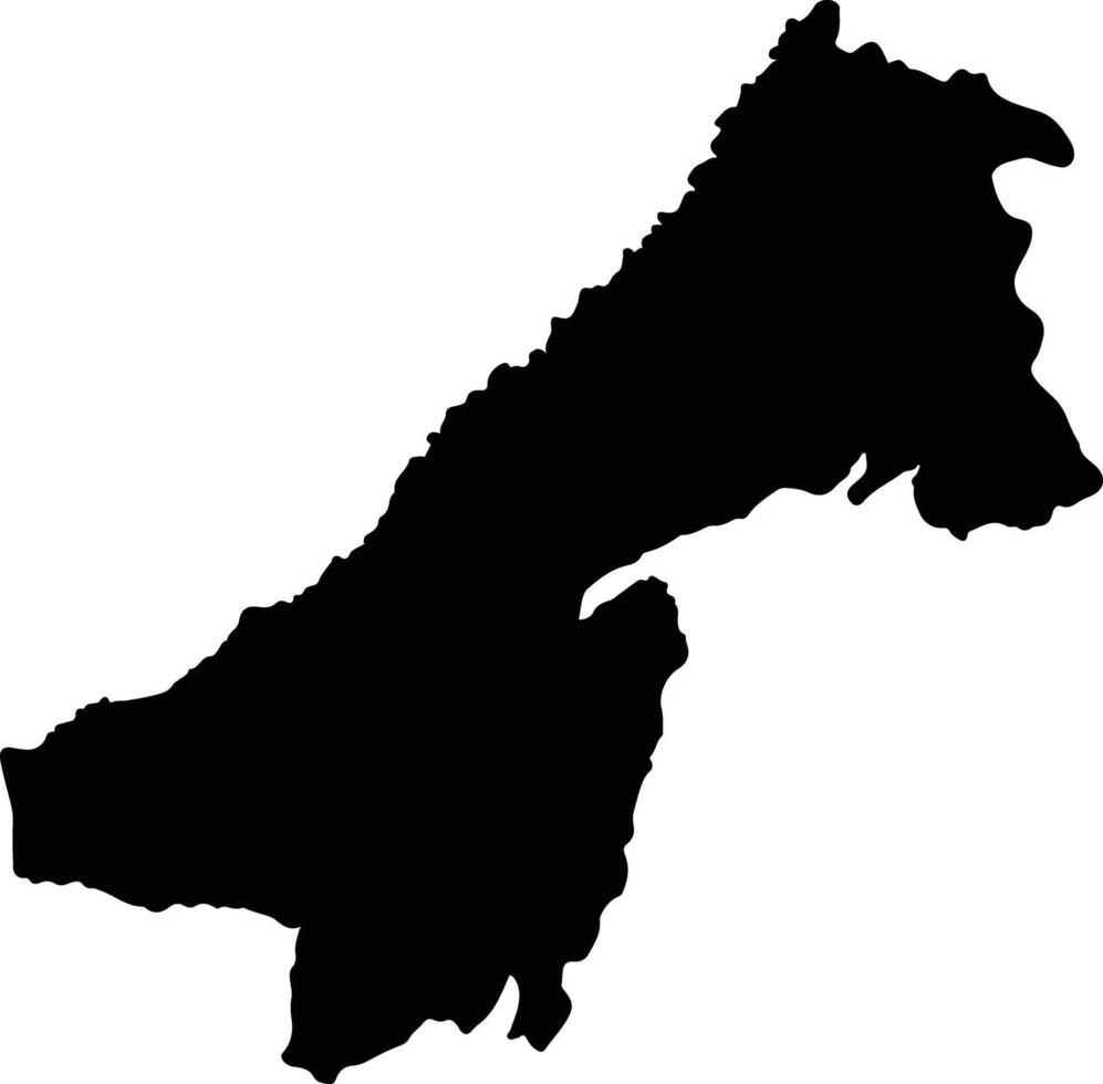 Piedras Colombia silhouette map vector
