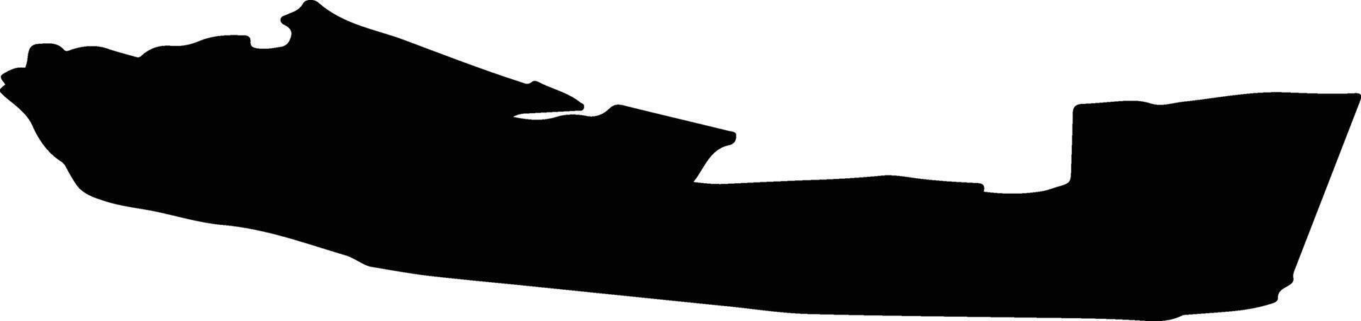 Piedrujas pag Latvia silhouette map vector