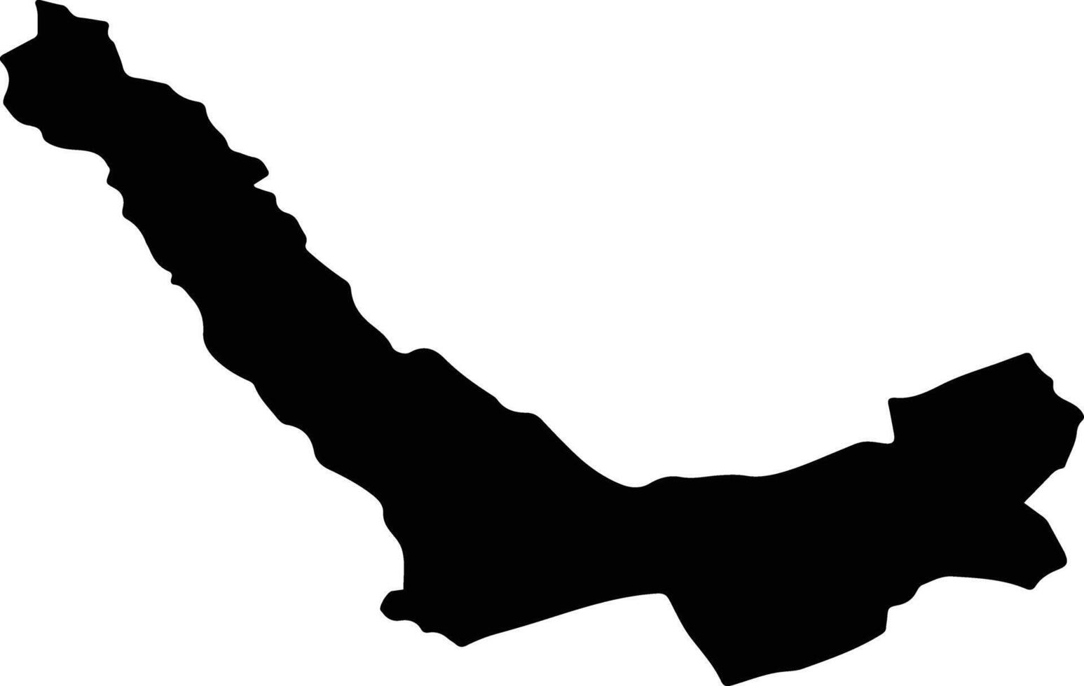 PIETROSITA Romania silhouette map vector