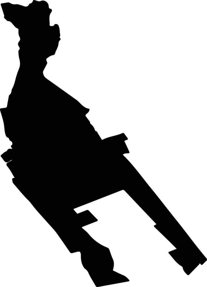 PIETROASELE Romania silhouette map vector
