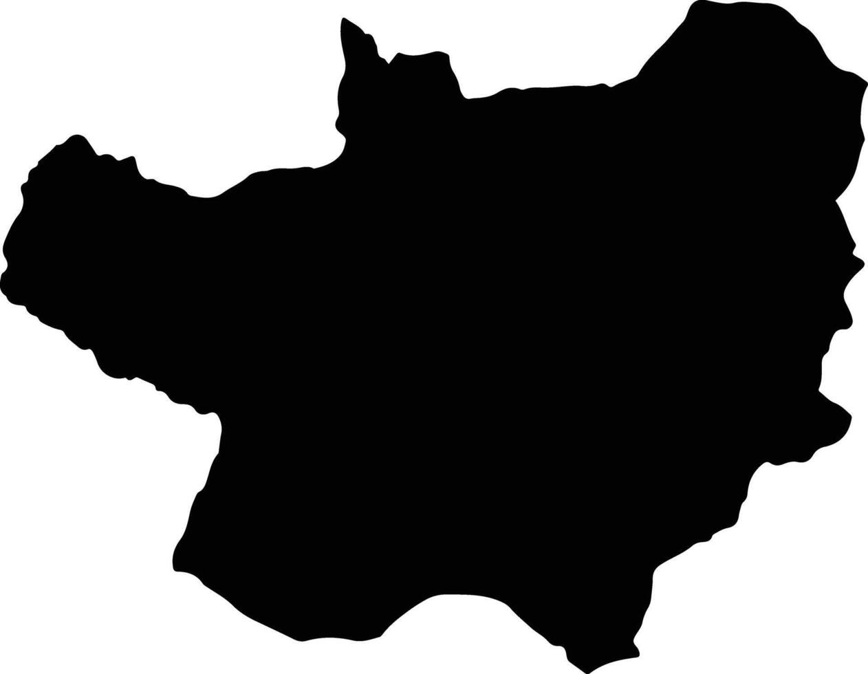 Pijao Colombia silhouette map vector