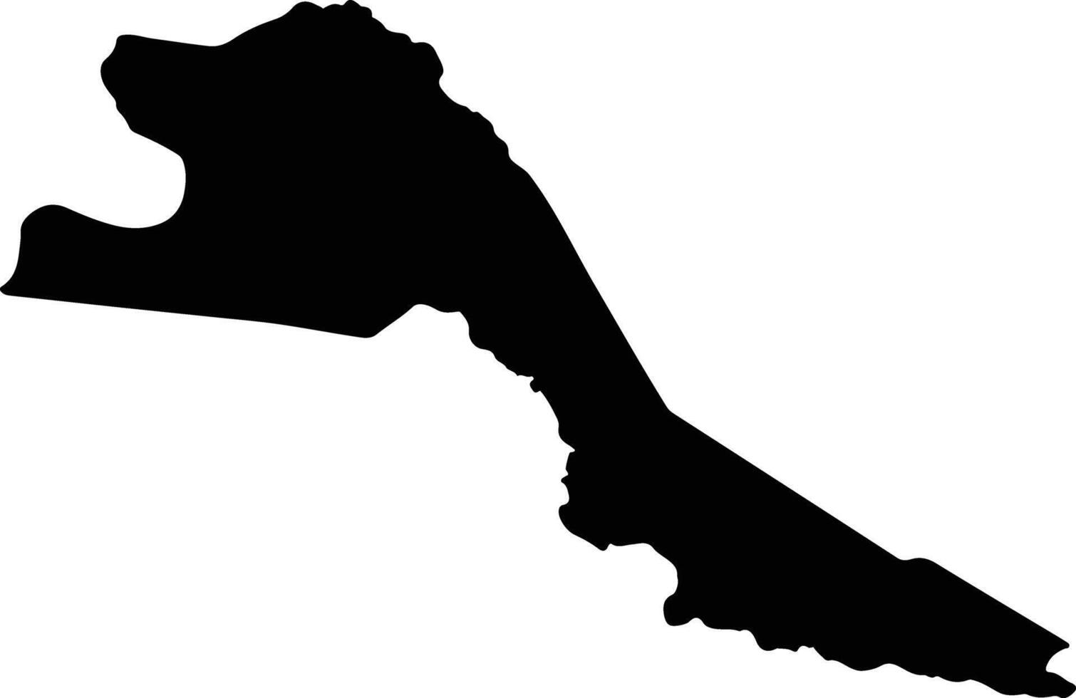 Pilar Paraguay silhouette map vector
