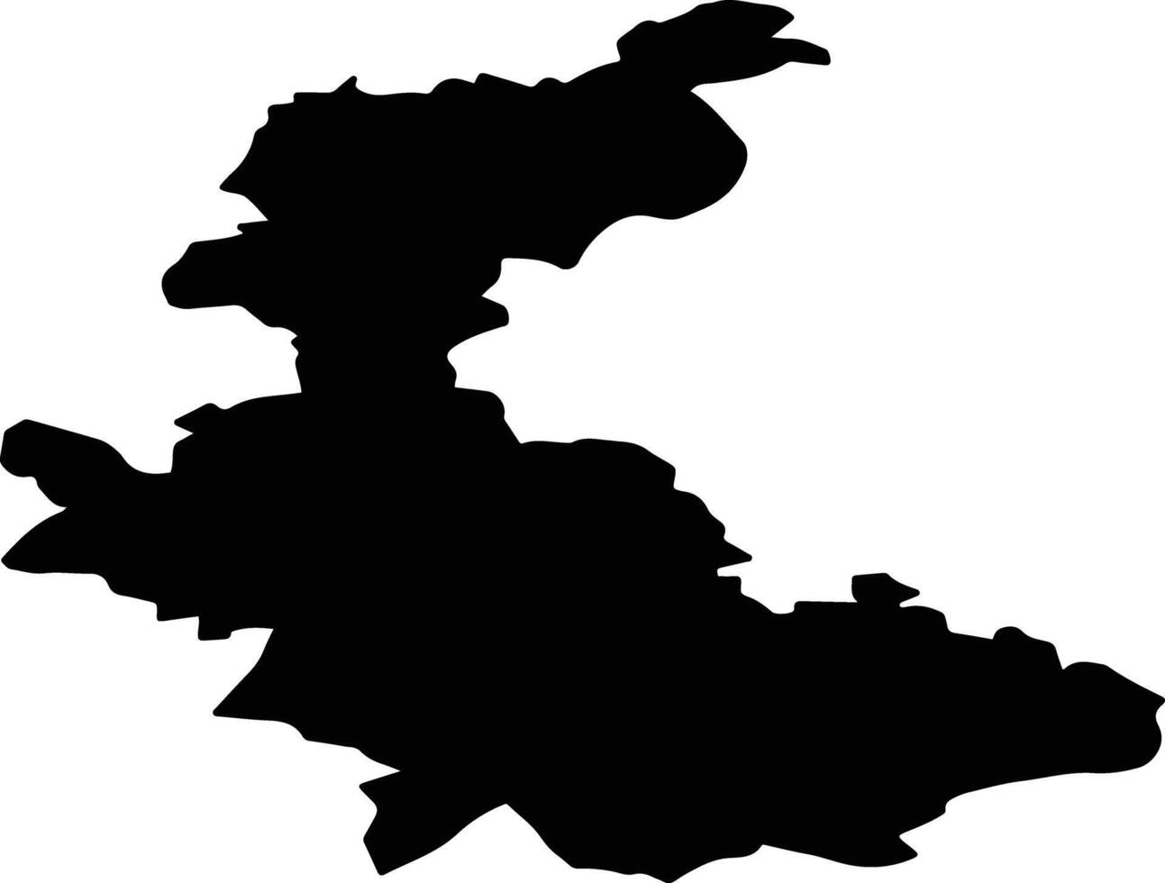 Pilninsky District Russia silhouette map vector