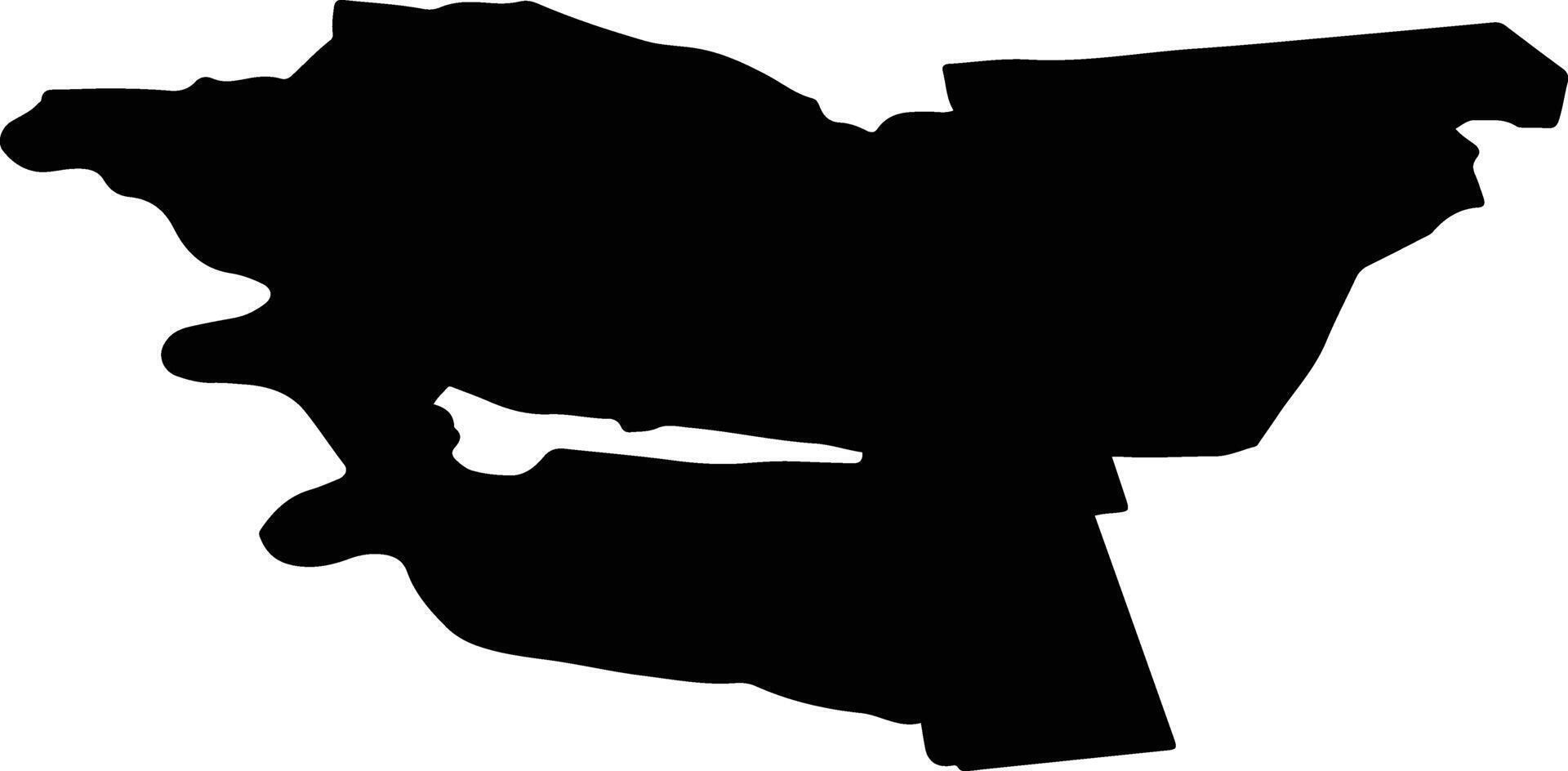 Piltenes pag Latvia silhouette map vector