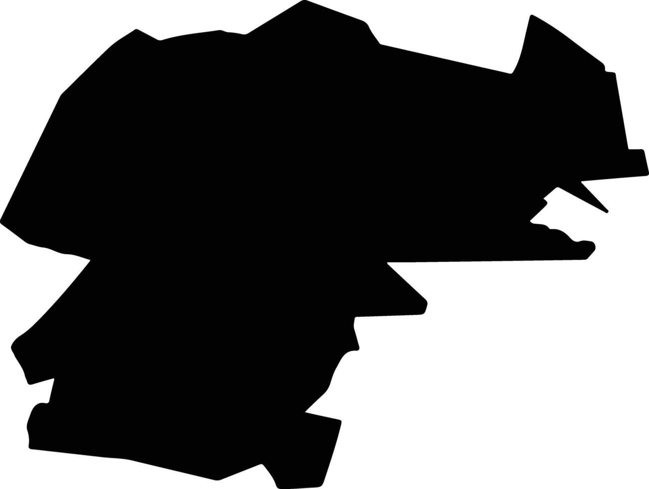 PILU Romania silhouette map vector
