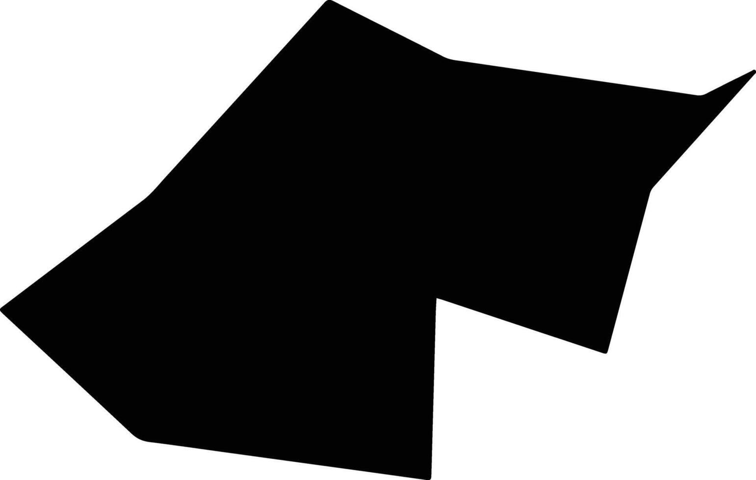 Pindoretama Brazil silhouette map vector