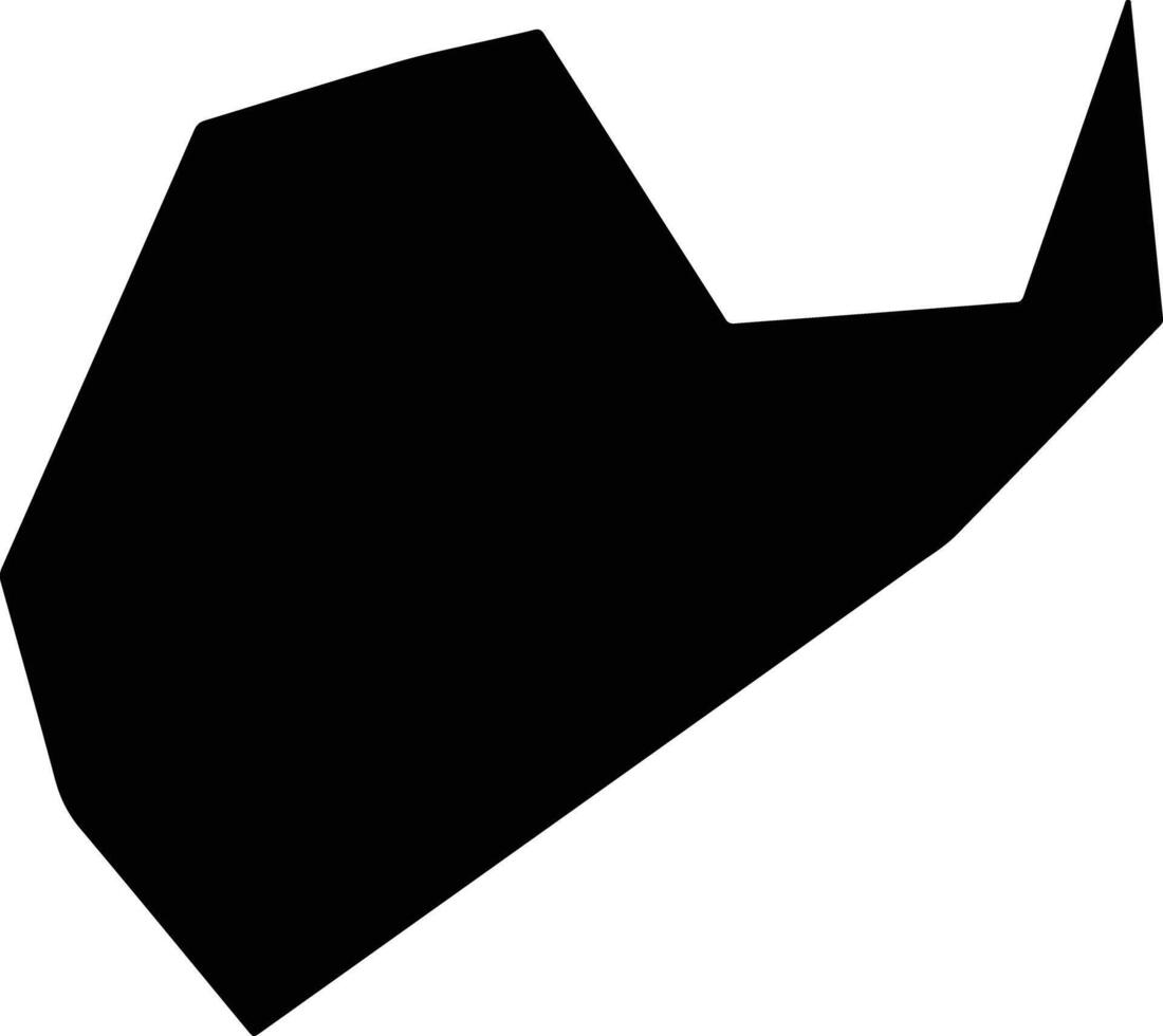 Pingchangxian China silhouette map vector