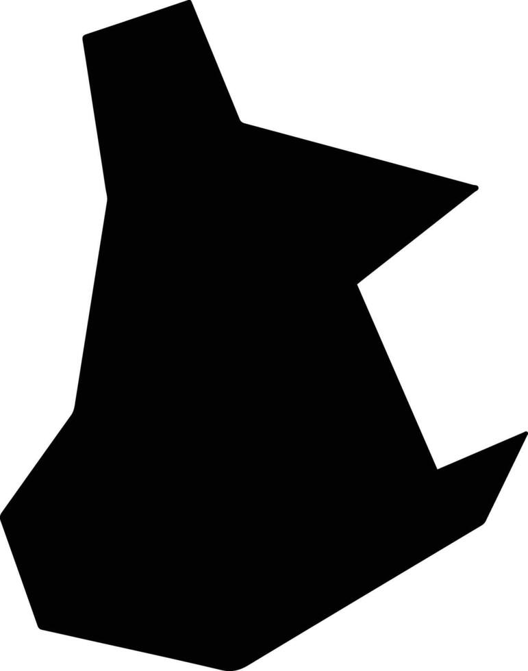Pingguoxian China silhouette map vector