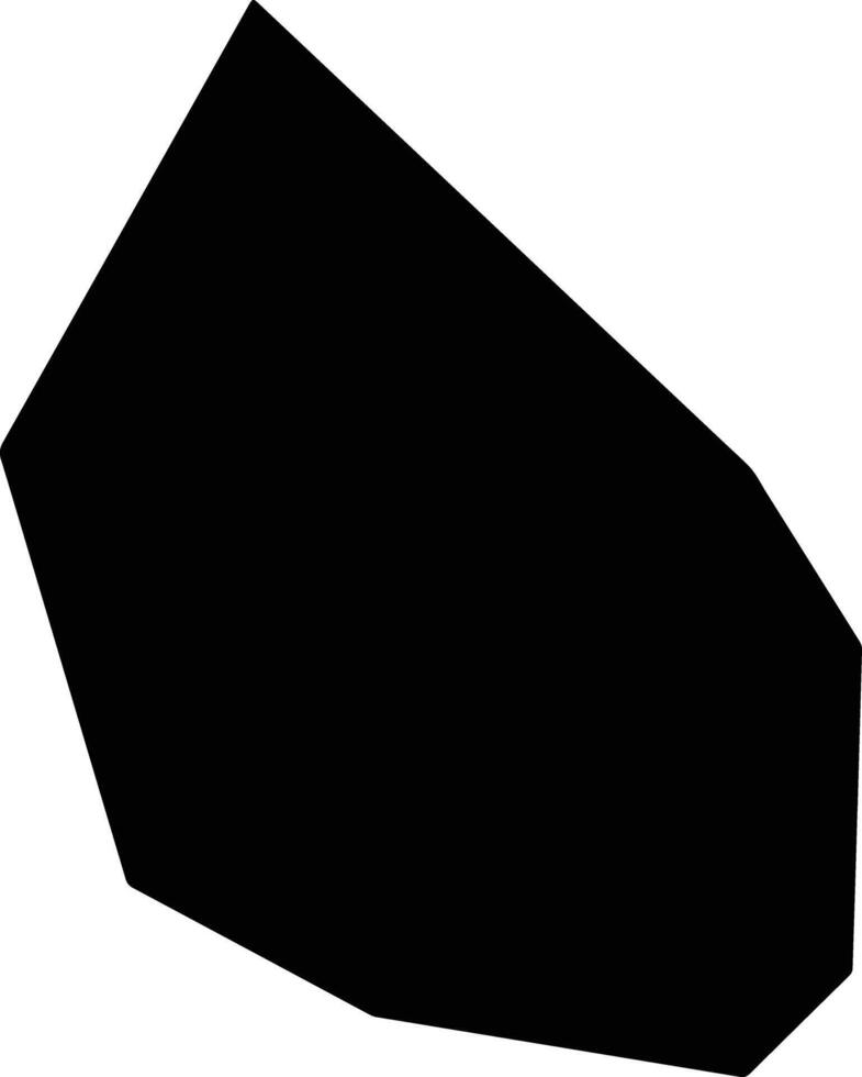 Pinglexian China silhouette map vector