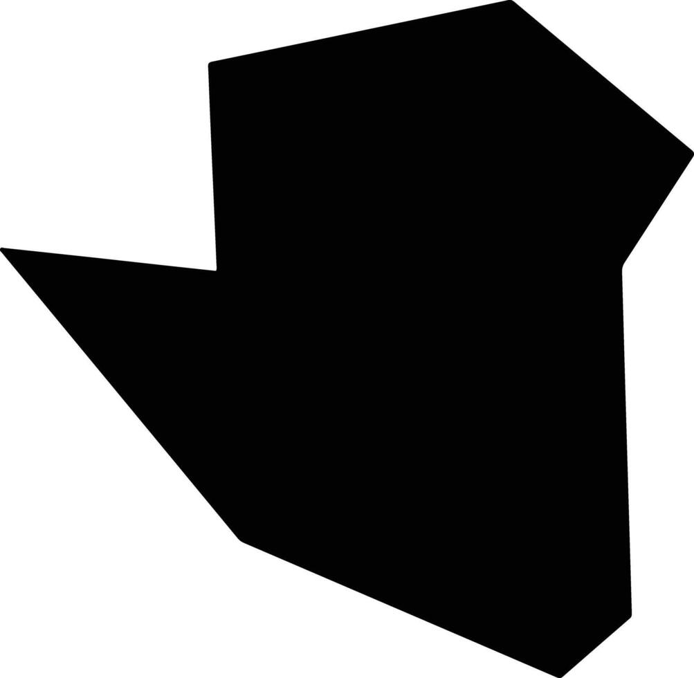 Pingshunxian China silhouette map vector