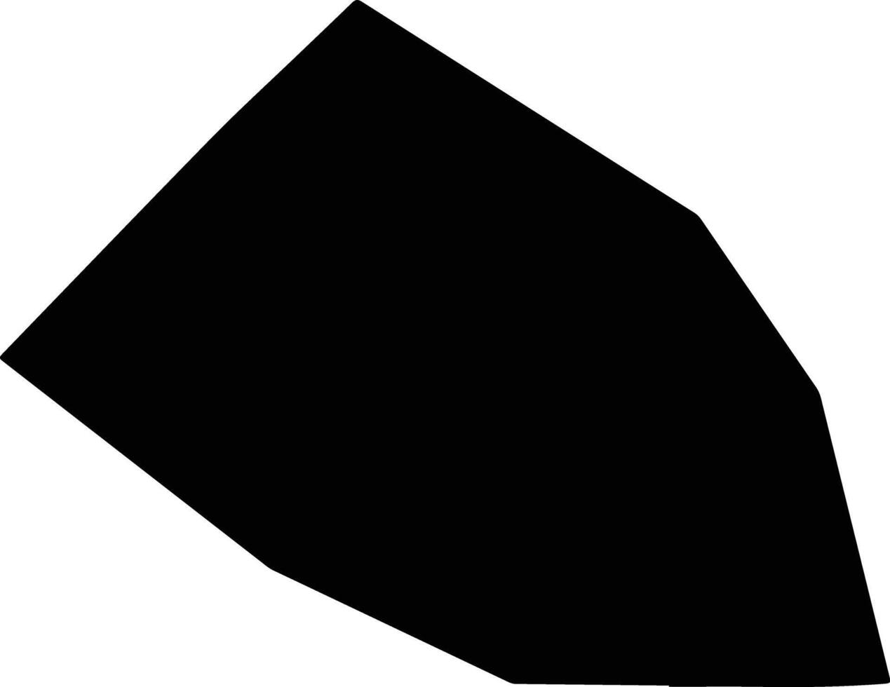 Pingyaoxian China silhouette map vector
