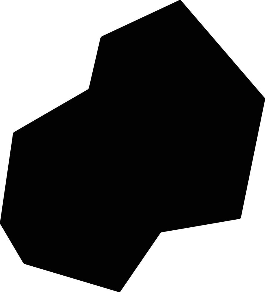 Pingyixian China silhouette map vector