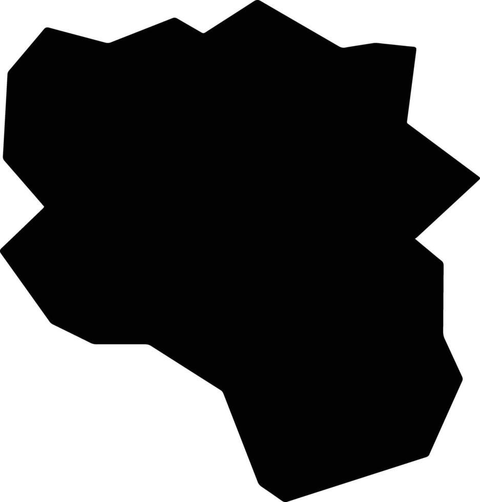 Pinhal Grande Brazil silhouette map vector