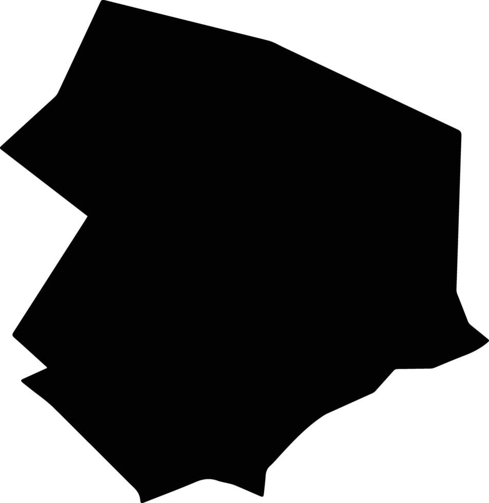 Pinotepa de Don Luis Mexico silhouette map vector