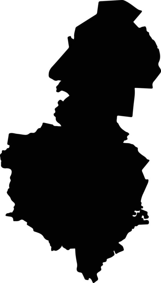 Pinos Mexico silhouette map vector
