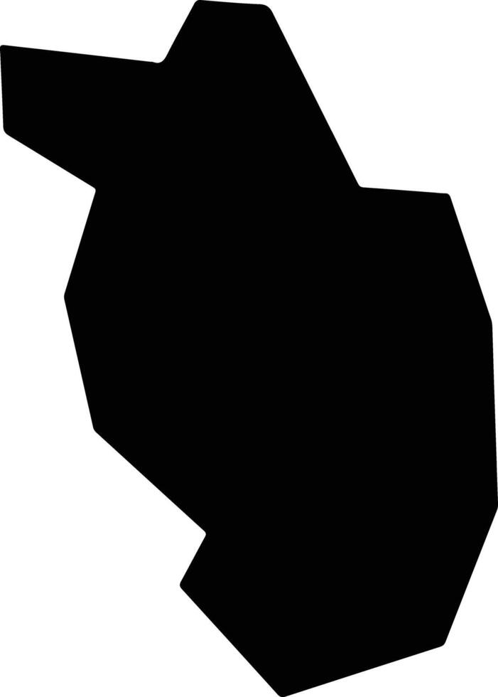 Pinto Bandeira Brazil silhouette map vector