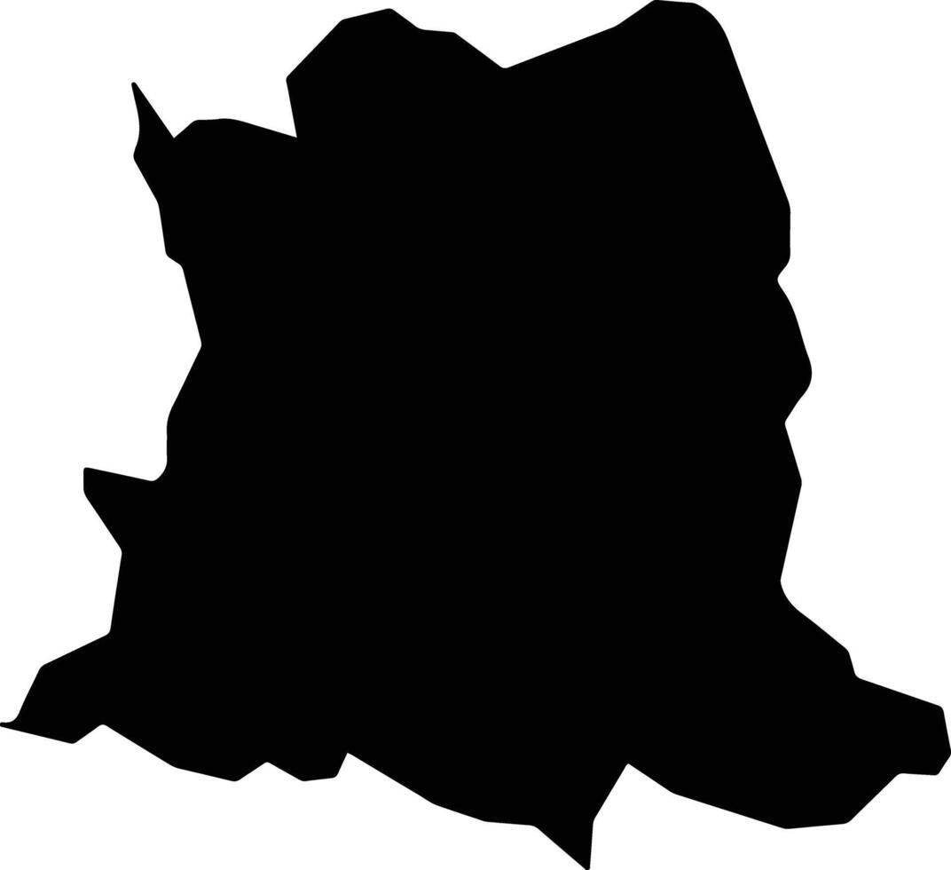 Piracanjuba Brazil silhouette map vector