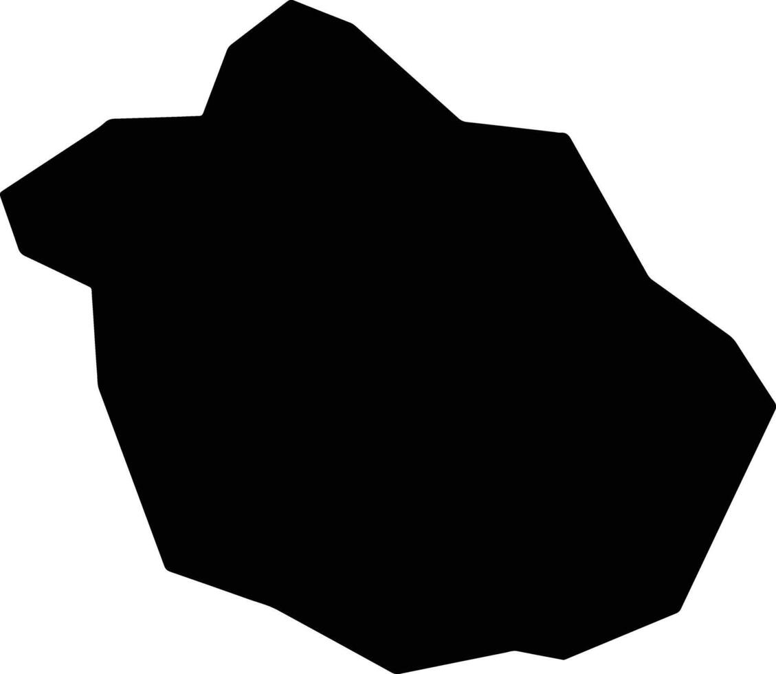 Piratininga Brazil silhouette map vector