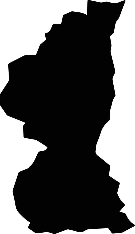Piratini Brazil silhouette map vector