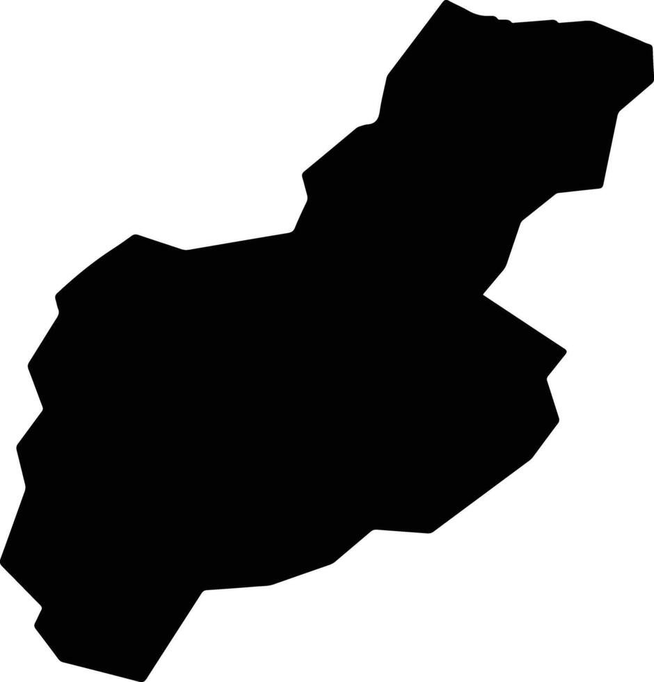 Piraziz Turkey silhouette map vector