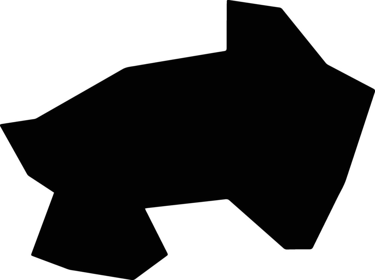 Piratuba Brazil silhouette map vector