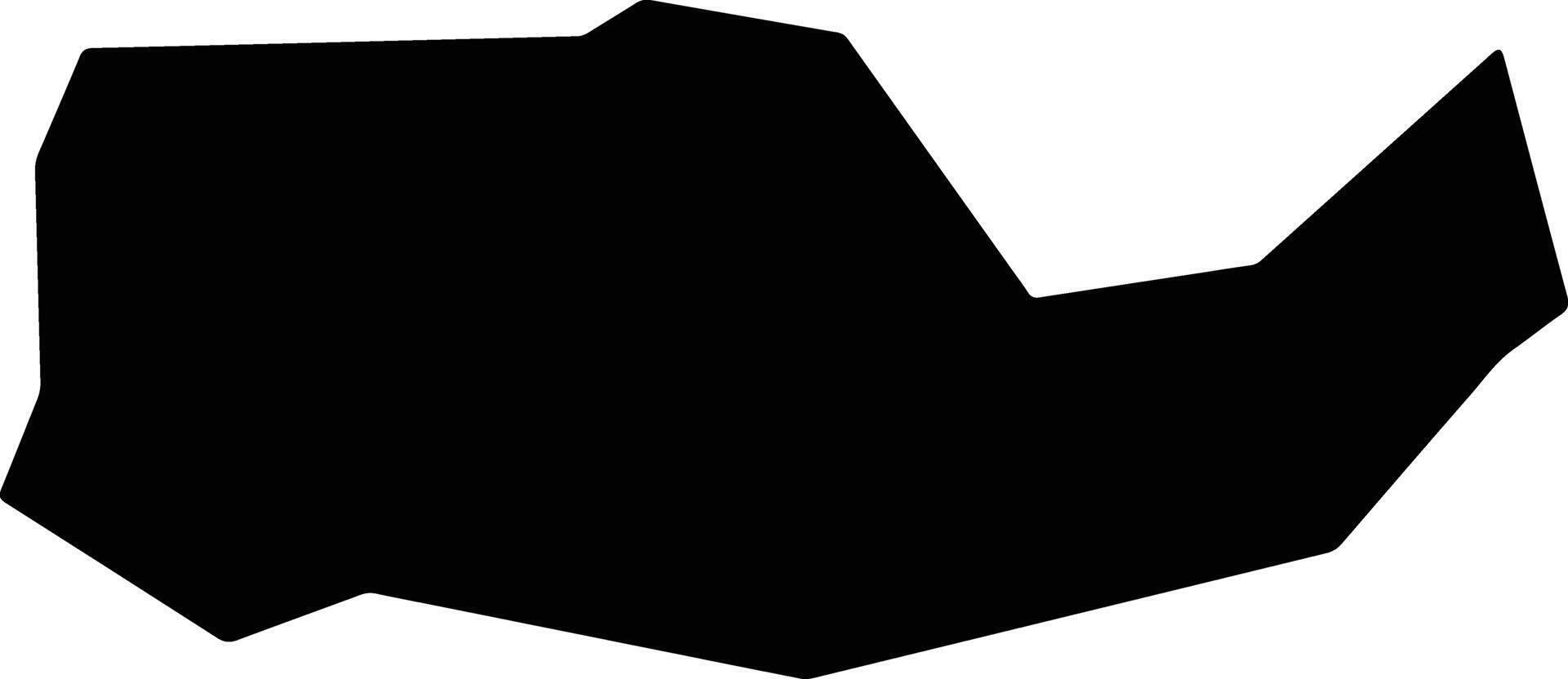 Pires Ferreira Brazil silhouette map vector