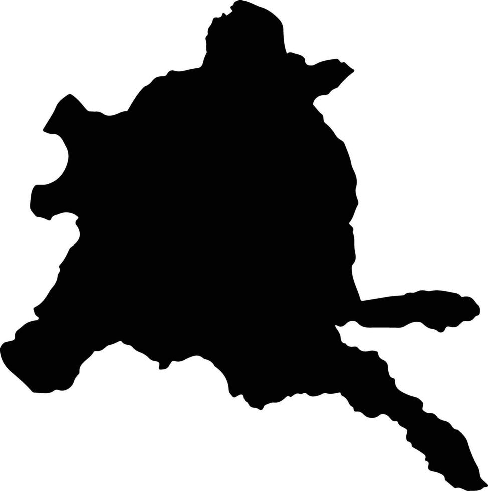 Pital Colombia silhouette map vector