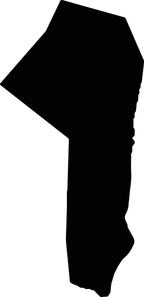 Pitimbu Brazil silhouette map vector