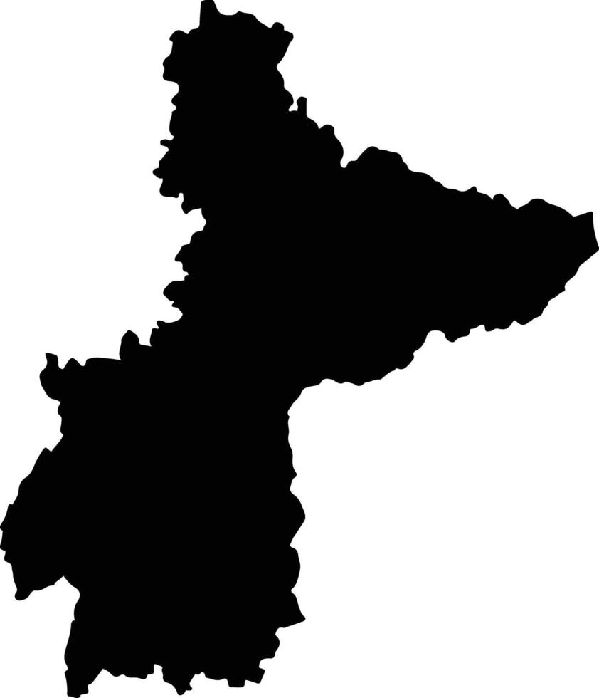 Planeta Rica Colombia silhouette map vector