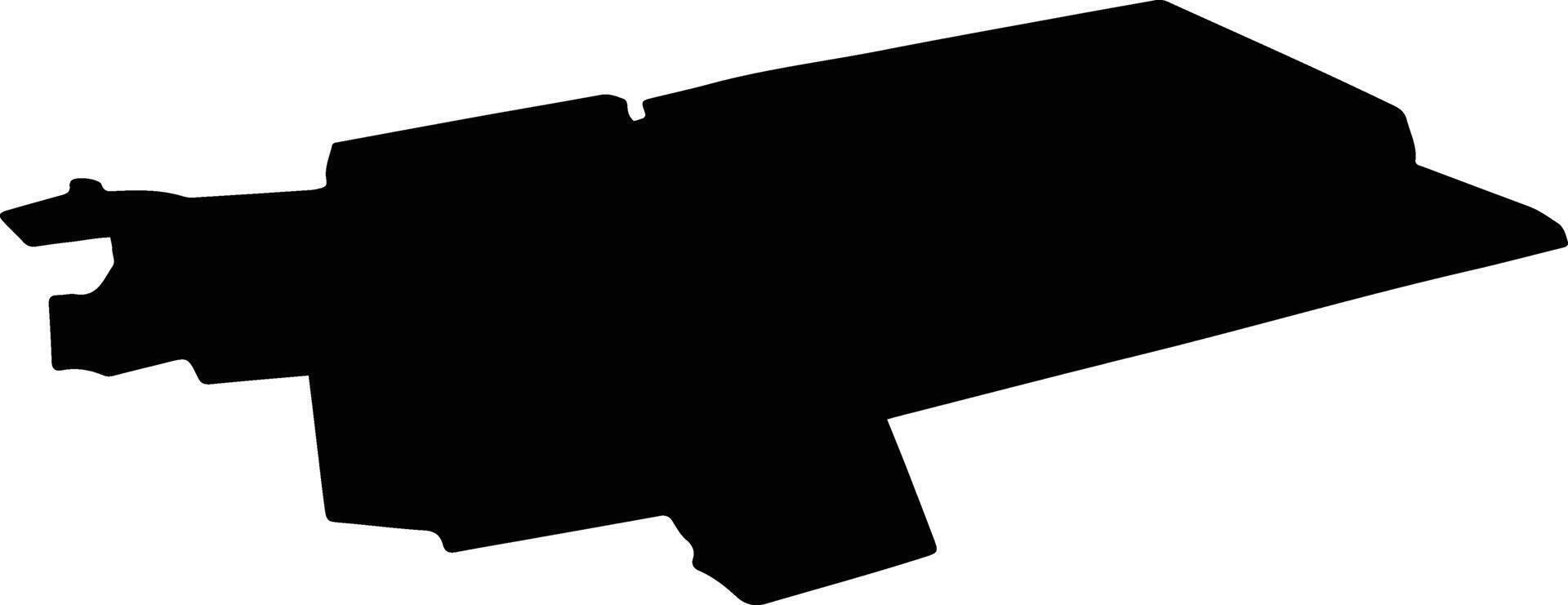 PLOPII SLAVITESTI Romania silhouette map vector