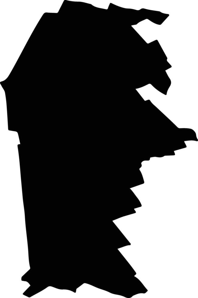 PLUGARI Romania silhouette map vector