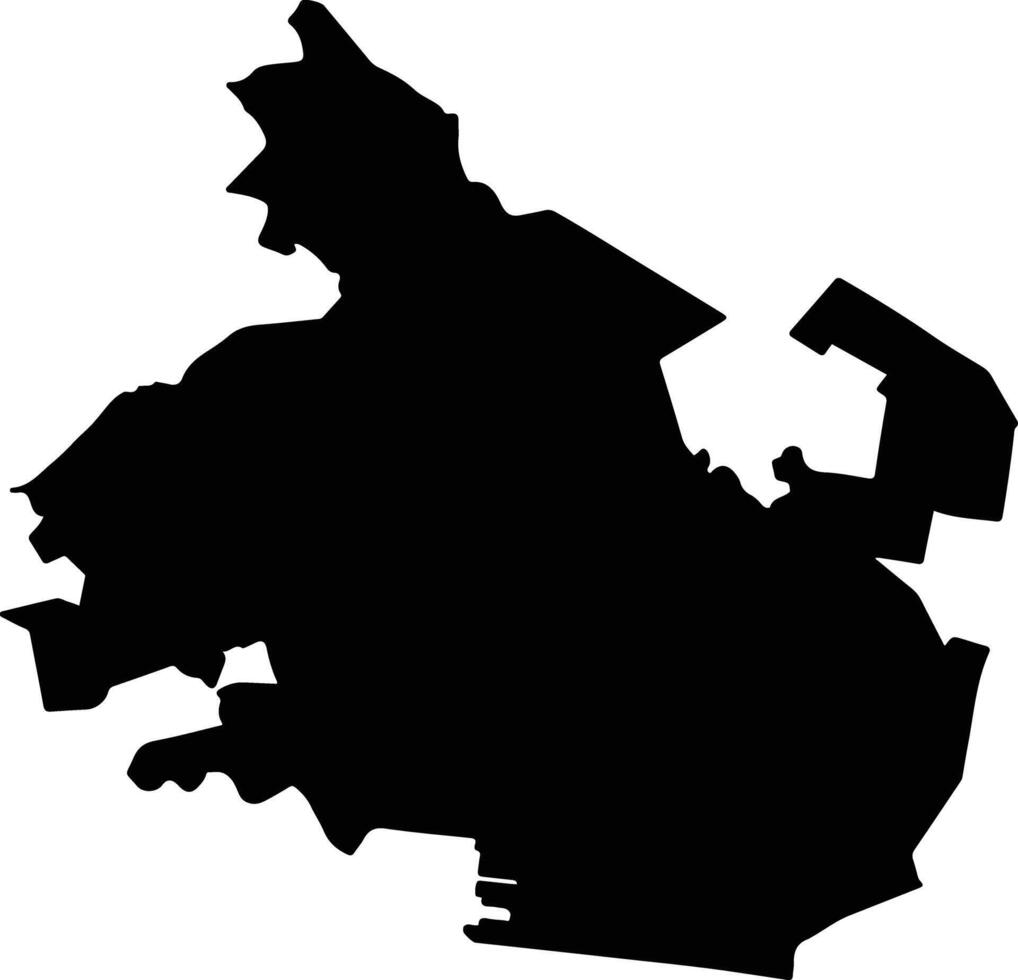 Poanas Mexico silhouette map vector