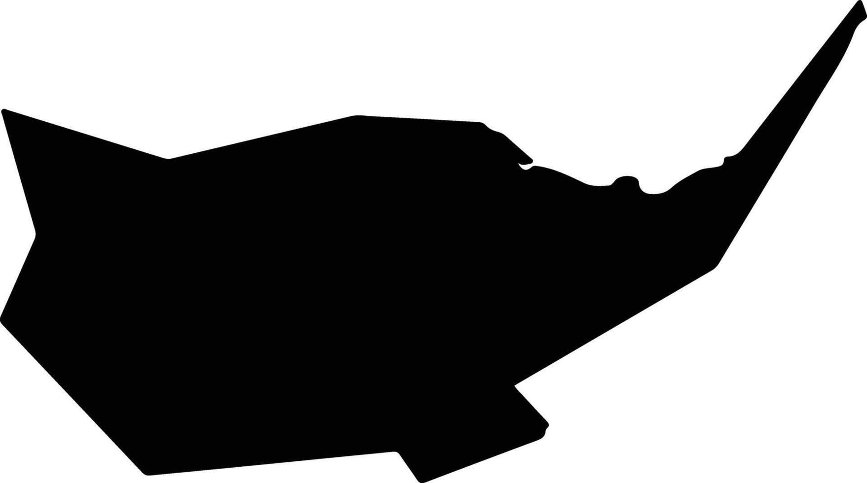 Porto Belo Brazil silhouette map vector