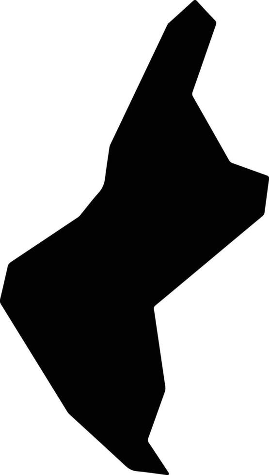 Porto Brazil silhouette map vector