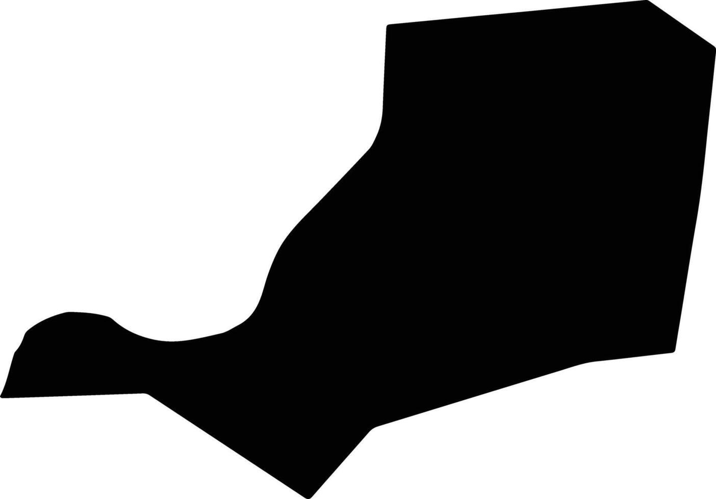 Porto Vera Cruz Brazil silhouette map vector