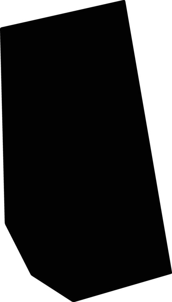 San Pablo La Laguna Guatemala silhouette map vector