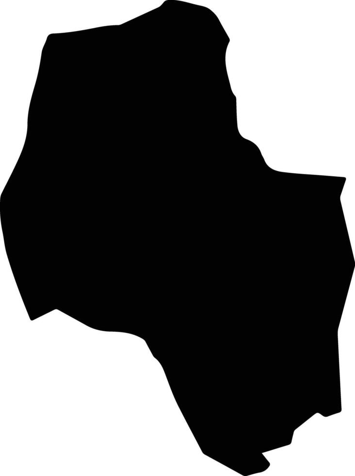 San Pablo Tijaltepec Mexico silhouette map vector