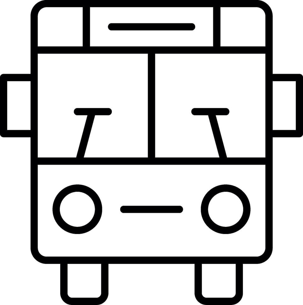 Public City Bus vector