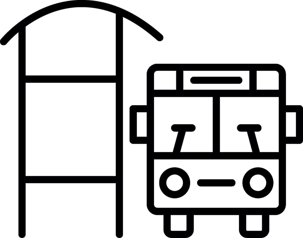 Designated Bus Stop vector