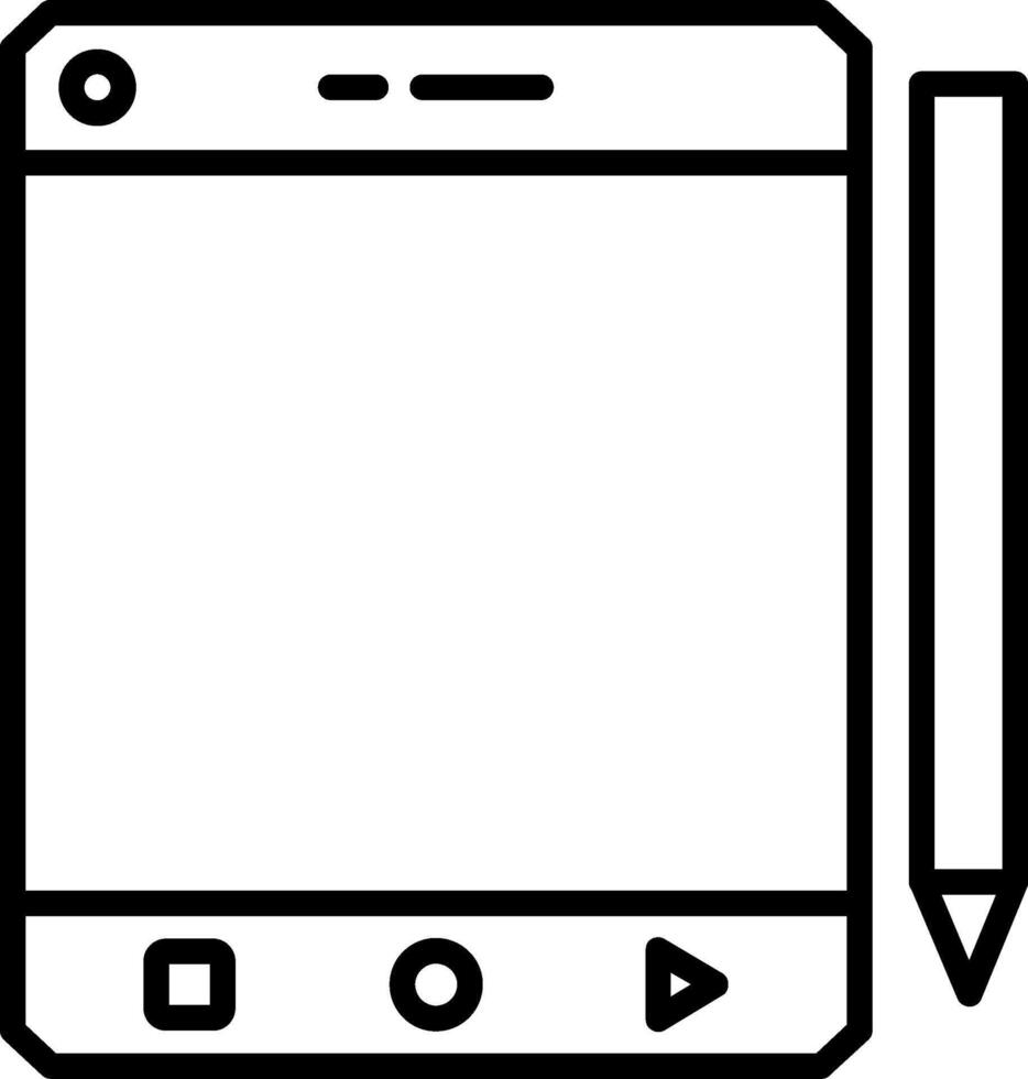 Compact Multi Purpose Tablet vector