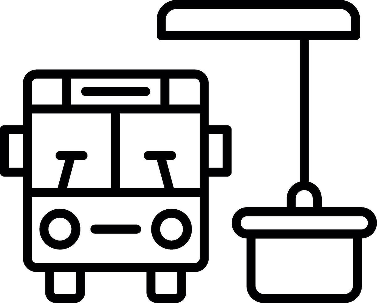 Passenger Boarding Platform vector