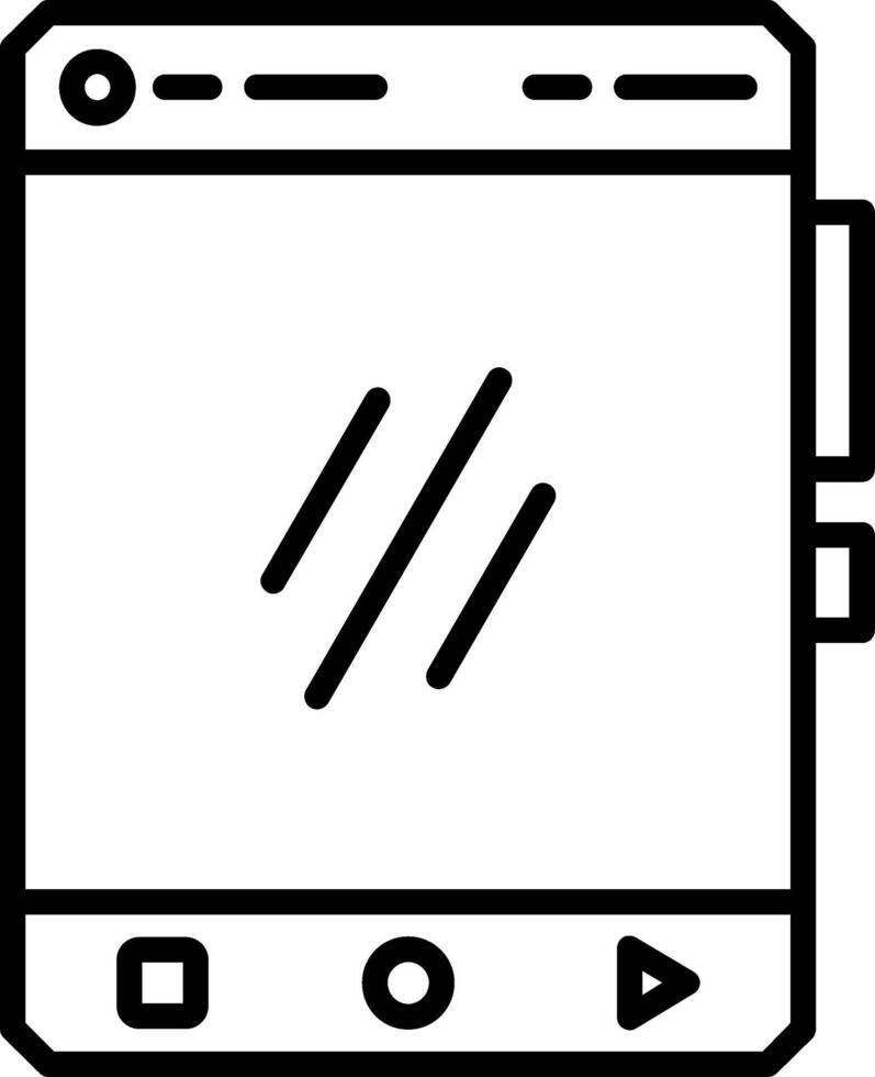 Smart Touchscreen Smartphone vector