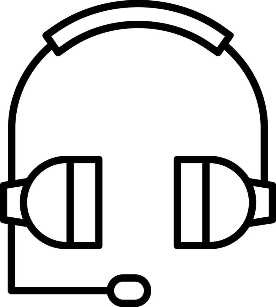 Over Ear Wireless Headphones vector