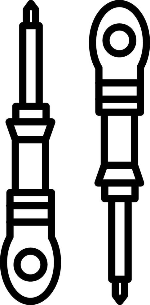 Standard Flathead Screwdriver vector