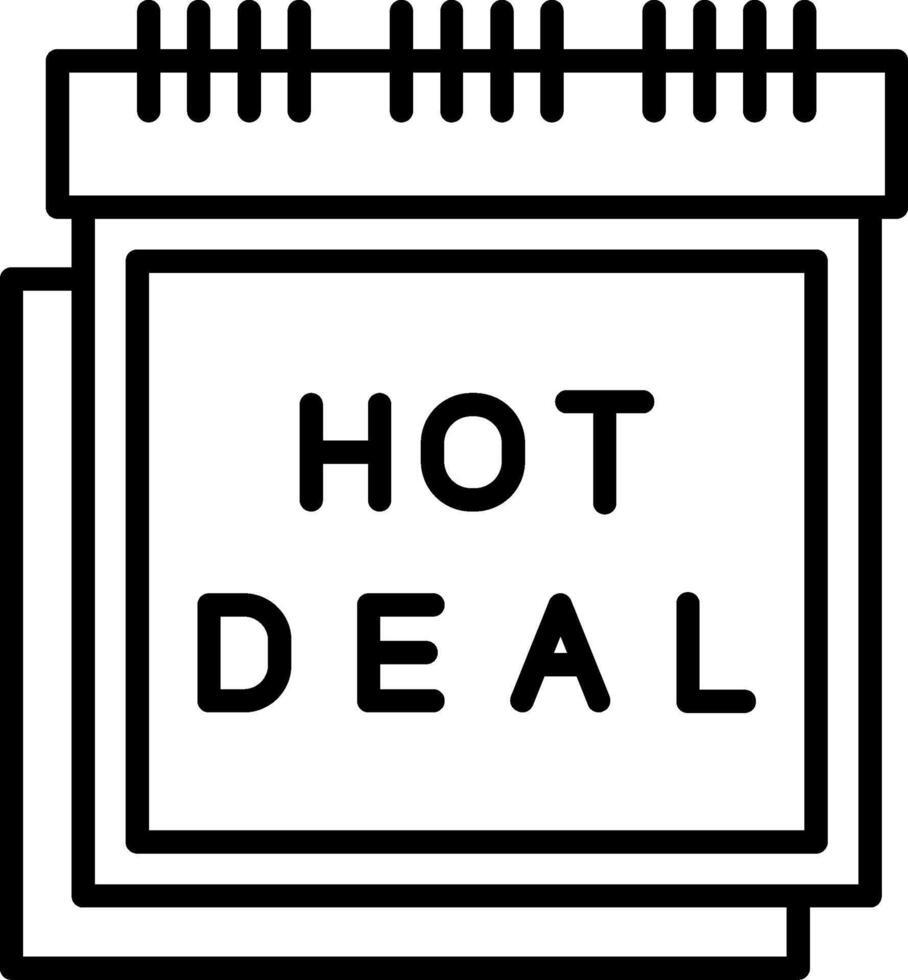 Exclusive Hot Deal Promo vector